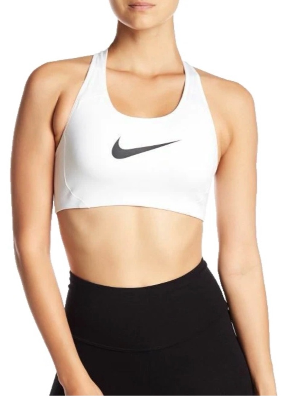 Nike Women’s XL Victory Shape High Support Sports Bra Non Padded White